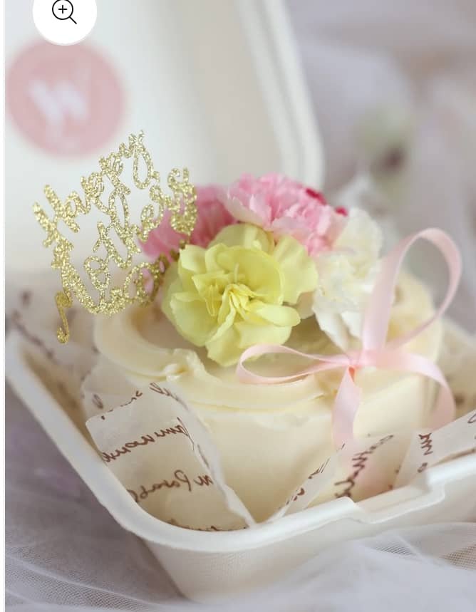 1-4. mother's day: fresh flowers bento cake